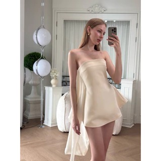 Cream Mirage dress ชุดเดรสสีครีมส่งน่ารักมาก