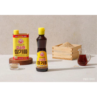 โอโตกิ น้ำมันงาเกาหลี 3ไซส์ OTTOGI [OTOKI] SESAME OIL 오뚜기 고소한참기름