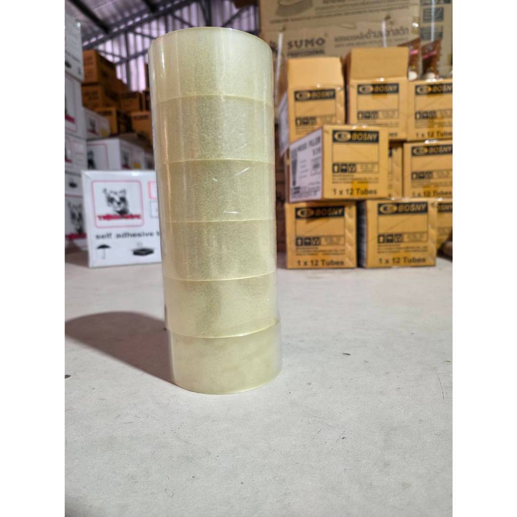 **(ยกลัง 54-72ม้วน)** เทปใส เทปกาว OPP เทปปิดกล่อง TIGER TAPE กว้าง 2 นิ้ว หนา 45 ไมครอน - รูปที่ 2