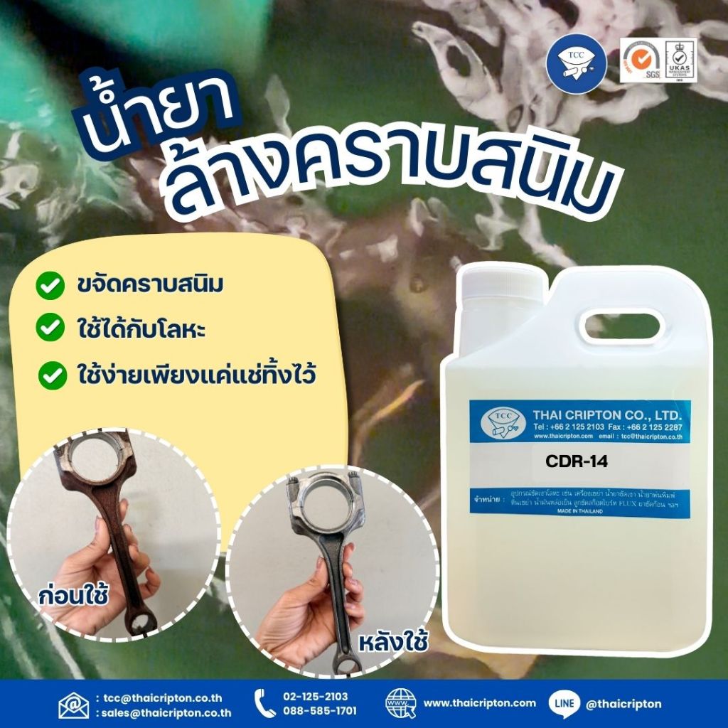 น้ำยาล้างคราบสนิม ล้างง่ายเพียงแค่แช่
