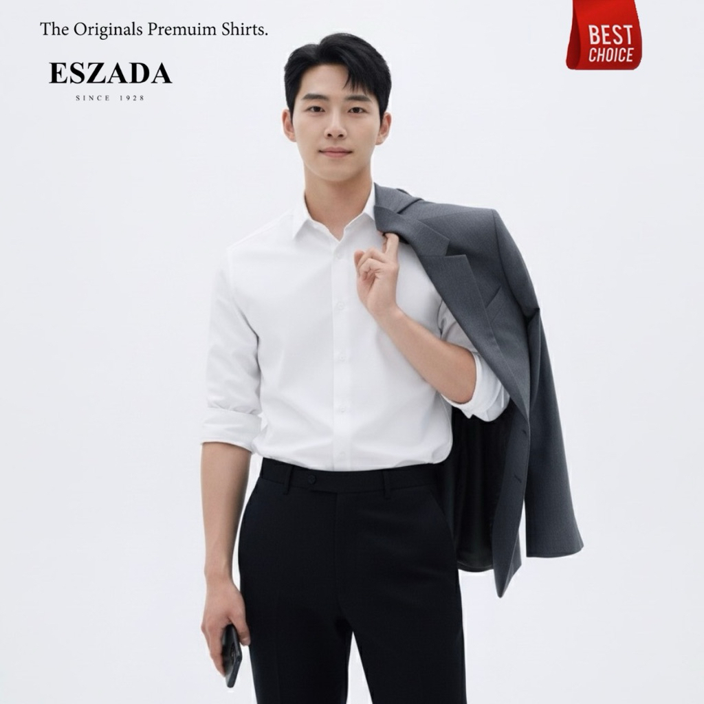 เสื้อเชิ้ตแขนยาวคอปก Oxfords (SL22) The Premium Original Eszada Shirts Cotton Oxford A+
