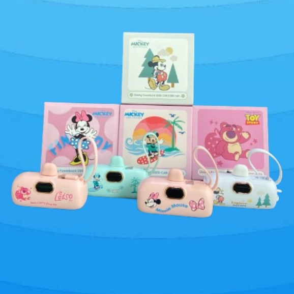 DISNEY  Powerbank 5000 mAh Dissing DS05-CA8 มินิพาวเวอร์แบงค์