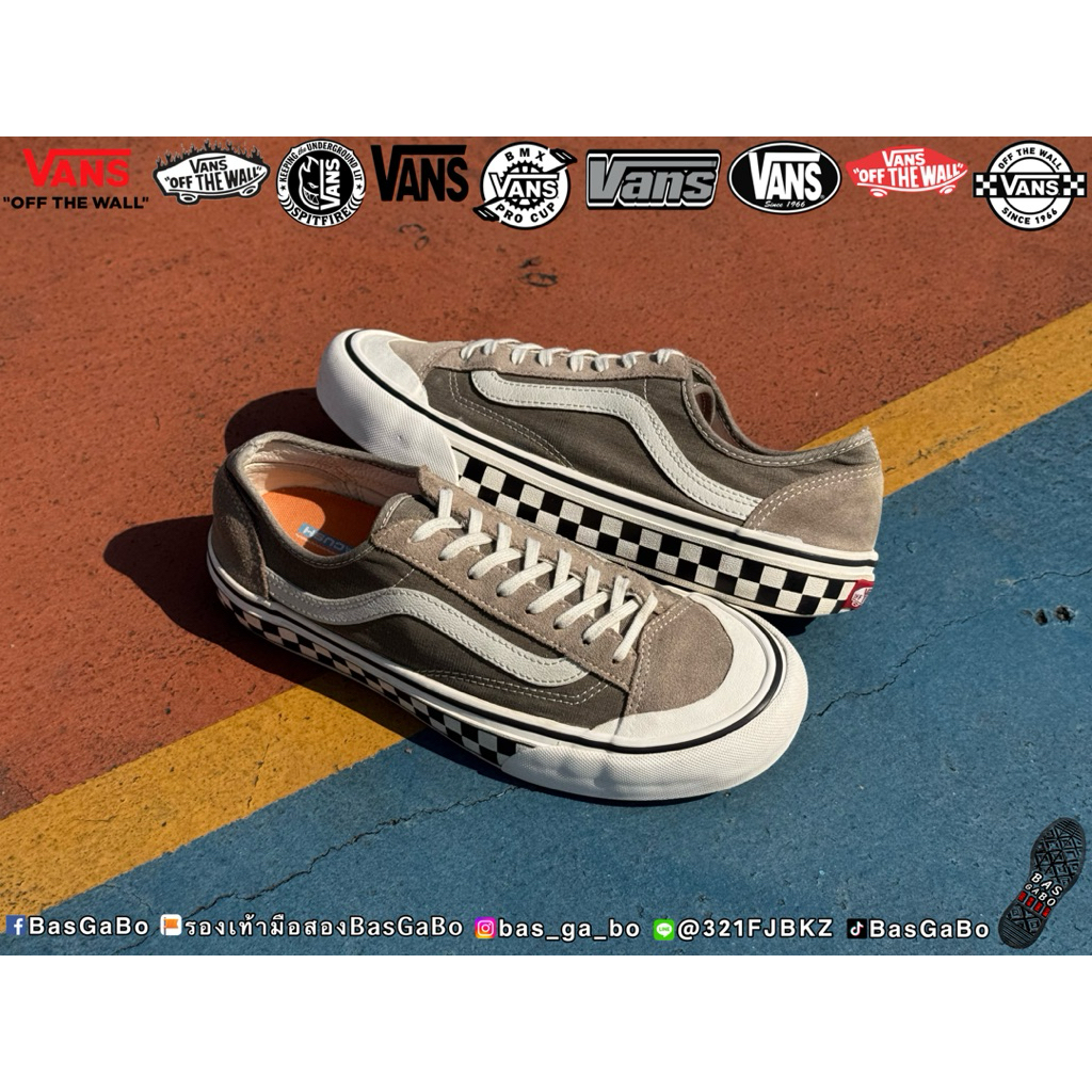 VANS STYLE 36 DECON SF LIGHT BROWN รองเท้ามือสอง รับประกันแท้ รองเท้าVans Vansมือสอง รองเท้าVansมือส