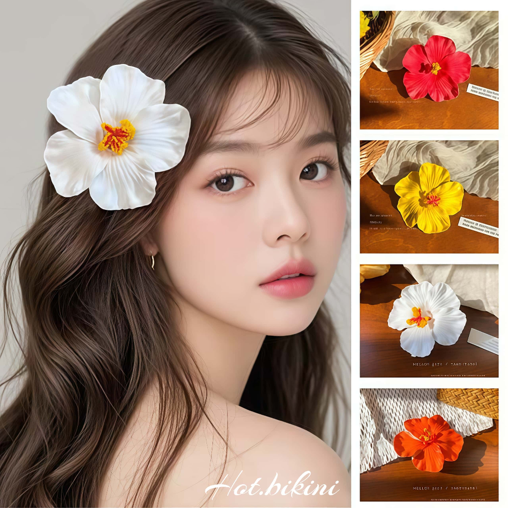 💮Hot.Bikini💮กิ๊บหนีบผม สไตล์เกาหลี สีที่หลากหลาย ดอกไม้เกซัง เรียบง่ายและมีสไตล์ คลิปข้าง อ่อนโยนและน่ารัก