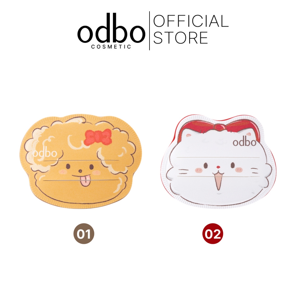 ODBO FLUFFY FRIENDS AIR CUSHION PUFF -OD8084