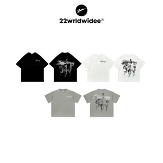 (🔥จัดส่งด่วน 1-3 วัน!) 22wrldwidee Vintage Rider T-Shirt เสื…