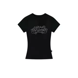 (🔥จัดส่งด่วน 1 วัน!) 22wrldwidee Sweetheart Club baby tee เสื้อครอปทรงเบบี้ที ผ้าพรีเมี่ยม สกรีนเพชร 22WW CLUB (OC135)