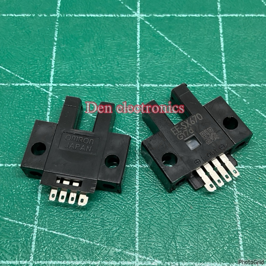 EE-SX670 Photo microsensor OMRON เซนเซอร์ก้ามปู 5-24VDC Output NPN โฟโตไมโครเซนเซอร์