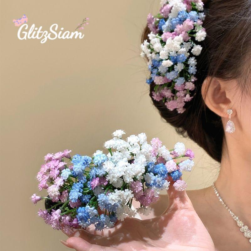 Glitzsiam🌼🌼กิ๊บติดผมรูปปากเป็ดสำหรับผู้หญิง เครื่องประดับผมใหม่ หลากสี สีสันสดใส จัดส่งจากประเทศไทย.