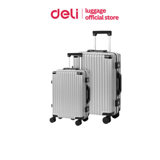 Deli กระเป๋าเดินทาง 20 / 24 นิ้ว กระเป๋าล้อลาก ล้อหมุน 360 อ…