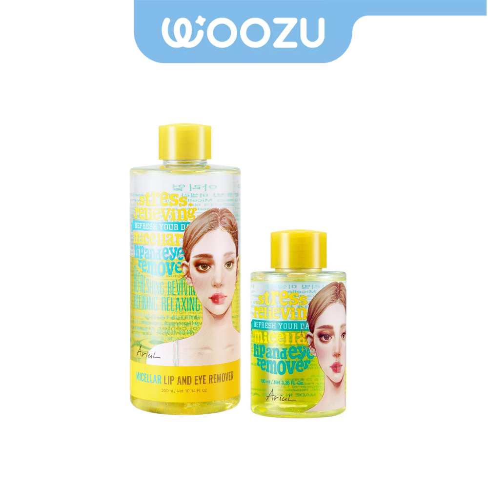 ARIUL Stress Relieving Micellar Lip and Eye Remover 100ml/300ml
