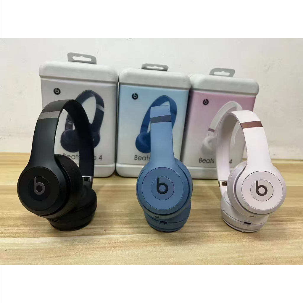 Beats Solo4 Wireless Wireless Bluetooth Headphones with Magic Earbuds, Noise Canceling, StudioPro.