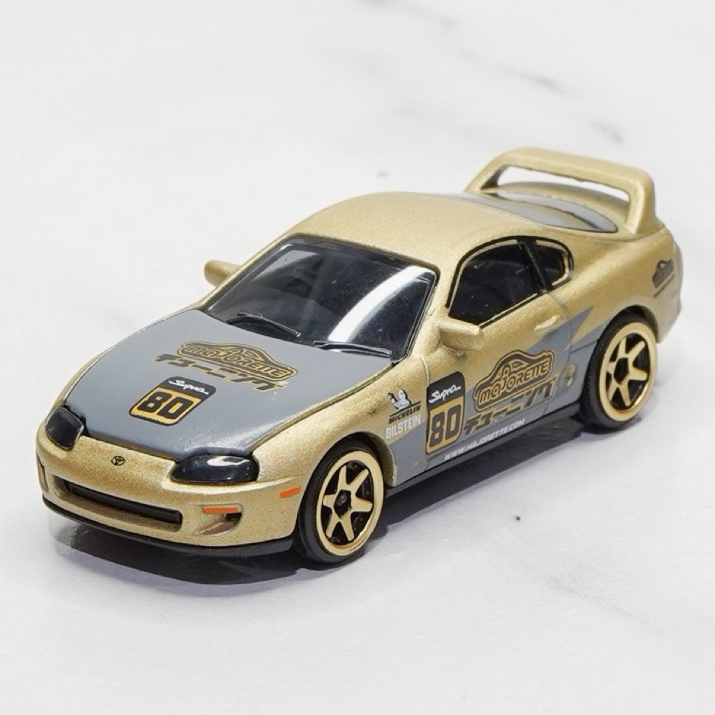 โมเดลรถเหล็ก มาจอเร็ตต์ Majorette Toyota Supra JZA80 สีทองด้าน Ultra Rare