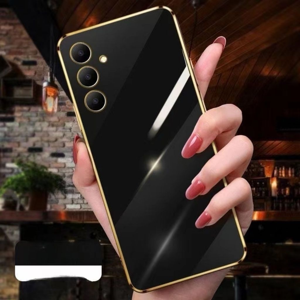 เคส TPU ขอบตรง สำหรับSamsung A07 A17 A06 A16 A55 A35 A25 A15 A05 A05S A14 A24 A34 A54 A04S A13 A13 5G A04 กันกระแทก