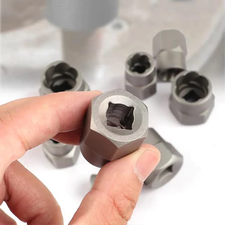 ชุดบล็อก ถอดหัวน็อตเสีย ชุดถอดน็อคเสีย 15PCS Broken Nut Bolt Extractor Socket Head การกําจัดหัวน็อตหัก