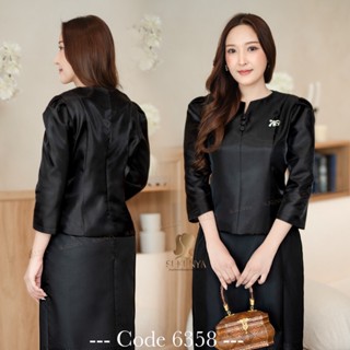 6358:เสื้อผ้าไหมจิตลดาอัดกาว