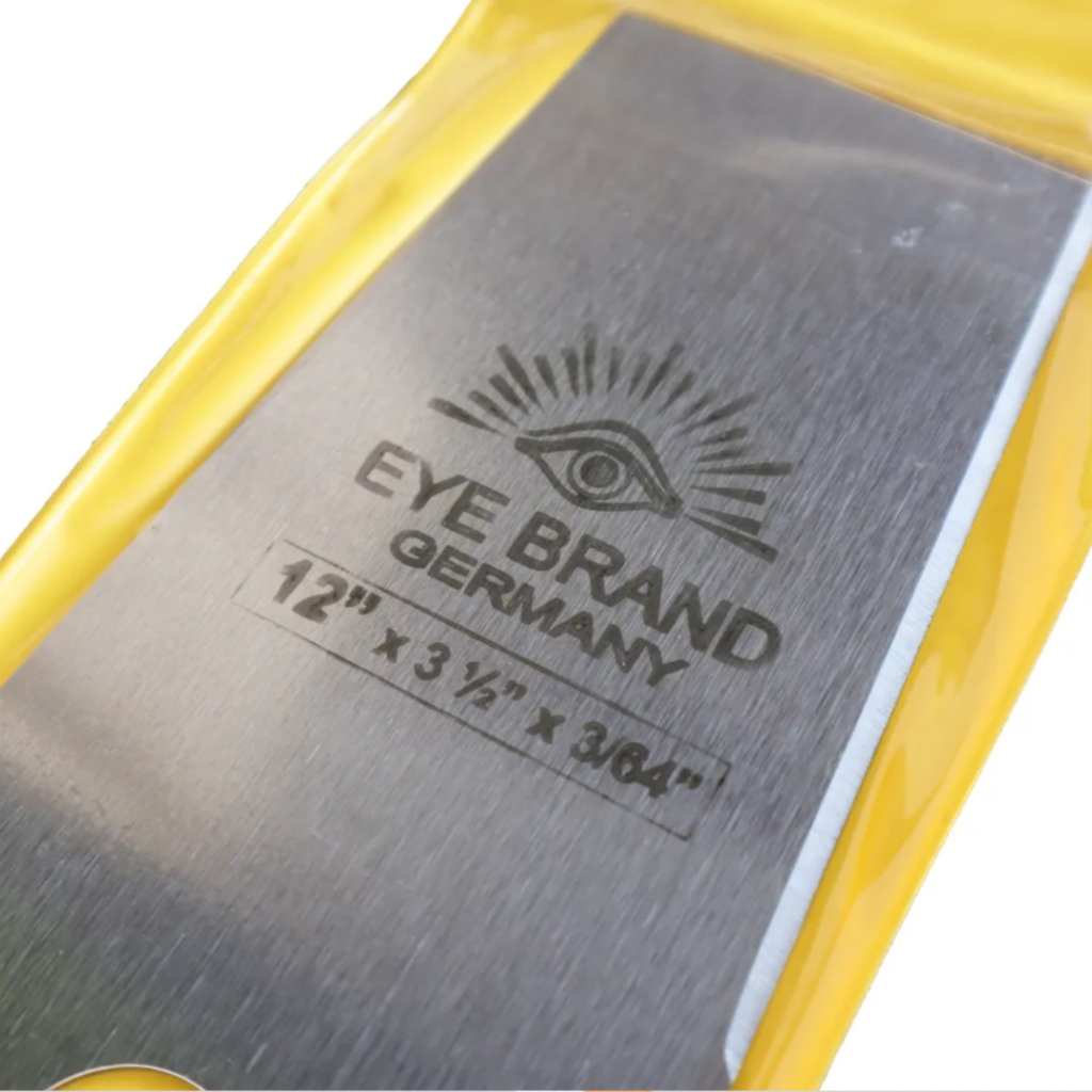 ใบมีดตัดหญ้า EYE BRAND ตราตา ทรงสี่เหลี่ยม ทรงมะละกอ ตัดหญ้า ขนาดให้เลือก 12 นิ้ว และ 14 นิ้ว ราคา ถูกที่สุด ดีลบีเคเค แกลเลอรีภาพที่ 2