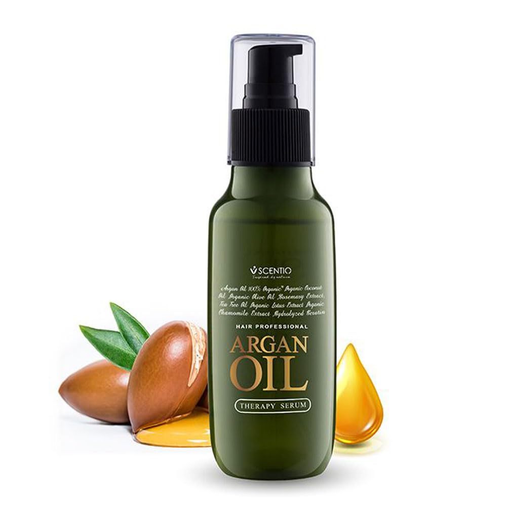 Beauty Buffet Scentio Hair Professional Argan Oil Therapy Serum 120ml (1 ชิ้น) อาร์แกน เซรั่มบำรุงเส้นผม สูตรผมมีวอลลุ่ม