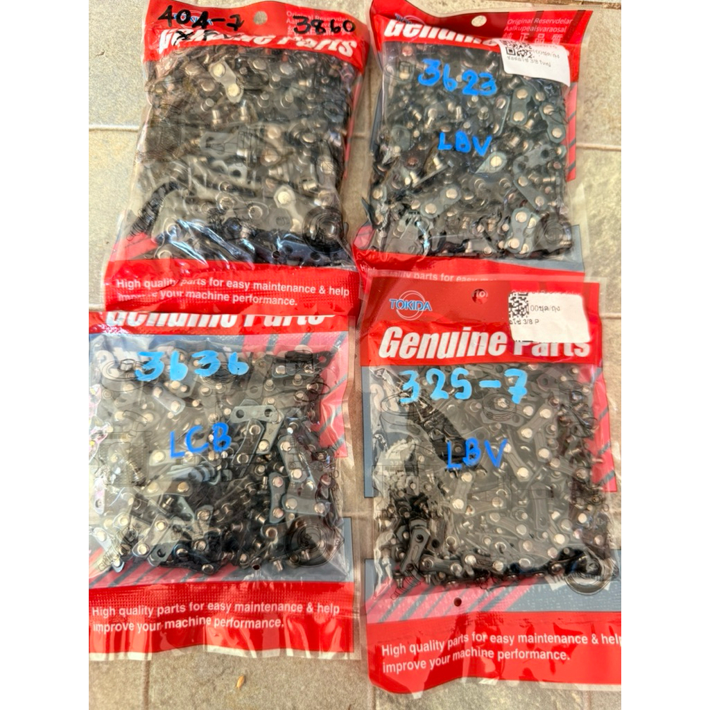 ข้อต่อโซ่ เลื่อย แพค100ชุด 404-7 3623 3/8 3636 3/8P 325-7 ตัวต่อโซ่