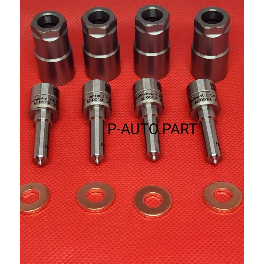 หัวฉีด M 0019 ใส่เดิมตรงรุ่น​ ฟร์อด T6 Ford Mazda Bt50 pro 2.2 ชุดปลาย 4ตัว+ แหวน+ปลอก ตรงรุ่น​ Ford ranger 2.2 และ​3. 2