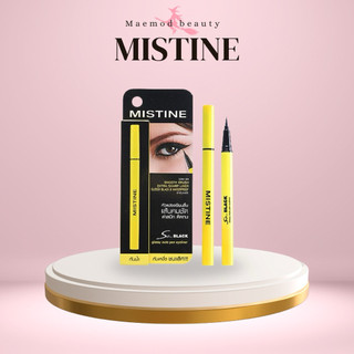 MISTINE SO BLACK GLOSSY AUTO PEN LINER กลอสซี่ ออโต้ เพ็น อายไลเนอร์สีดำ ไม่หลุดลอก เส้นบาง กันน้ำ1G