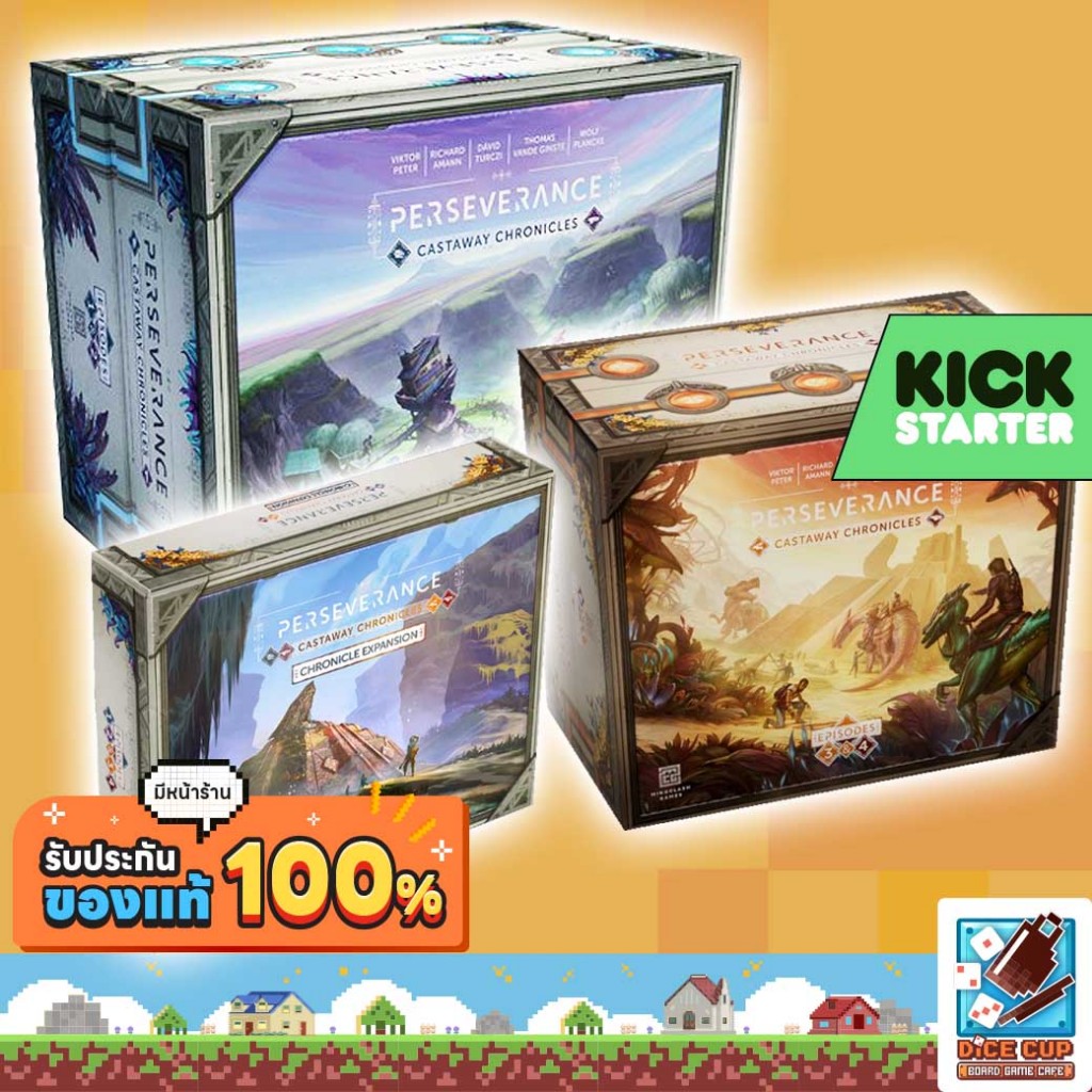 [ของแท้] Perseverance: Castaway Chronicles (Episode 3&4 / ALL IN) Board Game