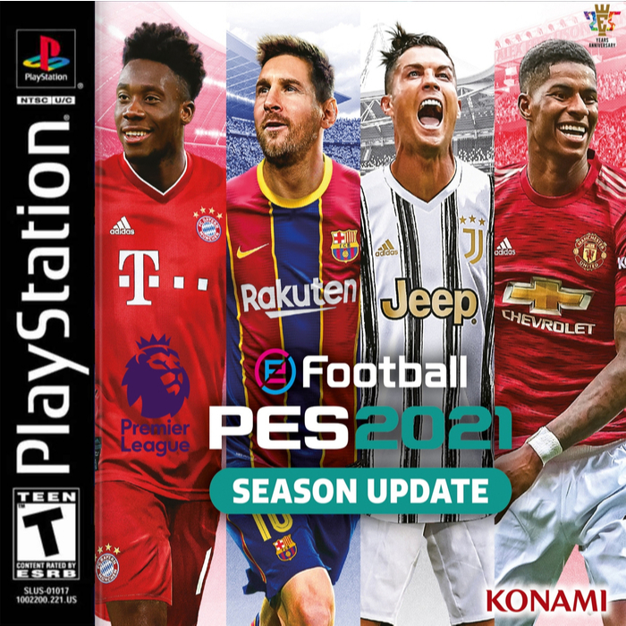[PS1] Winning Eleven 2021 eFootball PES 2021 English (1 DISC) เกมเพลวัน แผ่นก็อปปี้ไรท์ PS1 GAMES BU