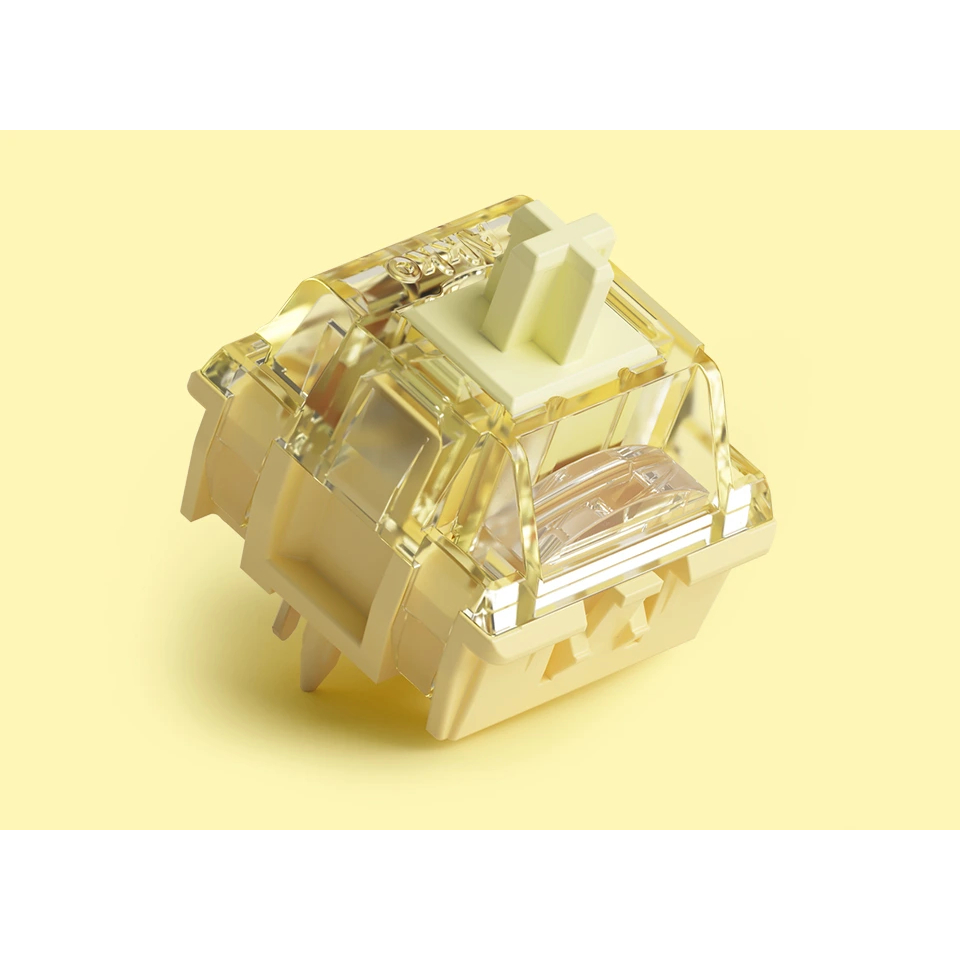 สวิตช์ AKKO V.5 Creamy Yellow Pro Switch Linear สวิตช์คีย์บอร์ด Switch สำหรับ Mechanical Keyboard รูปที่ 5
