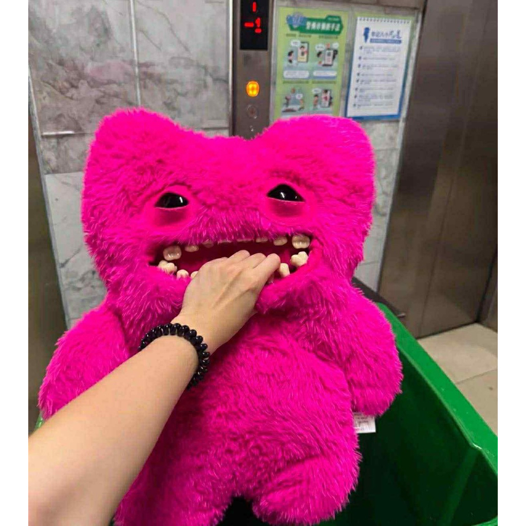 🔥พร้อมส่งจากไทย🔥 ตุ๊กตา Fuggler ยักษ์ Flugger bighug ชมพูเข้ม 47cm ของแท้