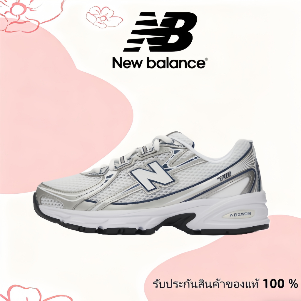 🔥ของแท้ 100 %🧸New Balance NB 740 Y2K  U740WN2 Outdoor commuting running casual shoes