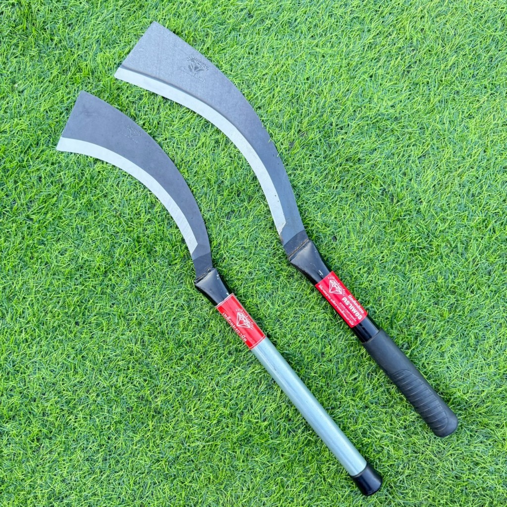 ตราเพชร มีดตัดอ้อยเหล็กแมงกานิส มีดตัดอ้อยตราเพชร มีดตัดอ้อย มีดขอ มีดตัดลำมัน พร้าขอ พร้าตัดอ้อย