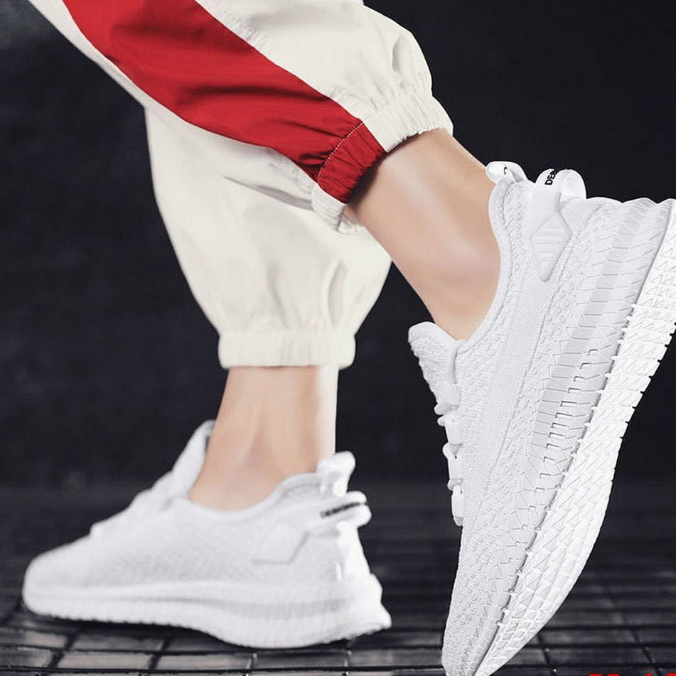 🚚สีดำ/ขาว รองเท้าผ้าใบ ผ้าใบผู้ชาย แฟชั่น💕ที่ถูกที่สุด สนีกเกอร์ ผ้าใบผู้หญิง วิ่ง ราคาถูก 19