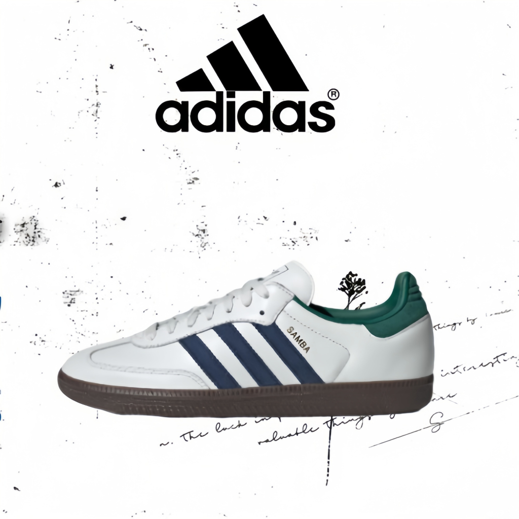 👟ของแท้ 100 %✅ adidas originals SAMBA OG  IH4882 Outdoor commuting running casual shoes