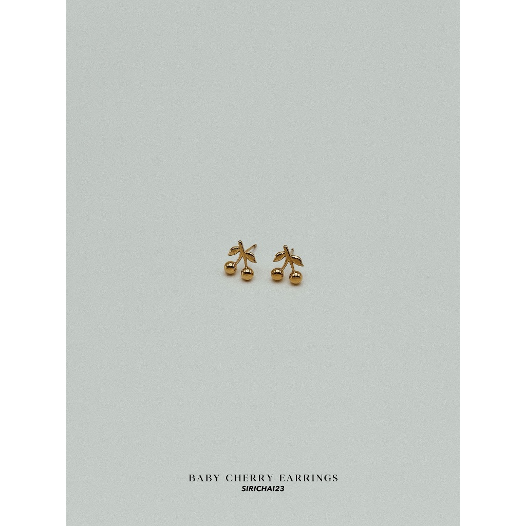 SIRICHAI23 BABY CHERRY EARRINGS