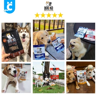 [ส่งฟรี🇹🇭] Boo Ko ขนมสุนัข แมว ขนมไก่อบแห้ง เนื้อวัวอบบแห้ง เนื้อปลาอบแห้ง Dog Treat CleverPet