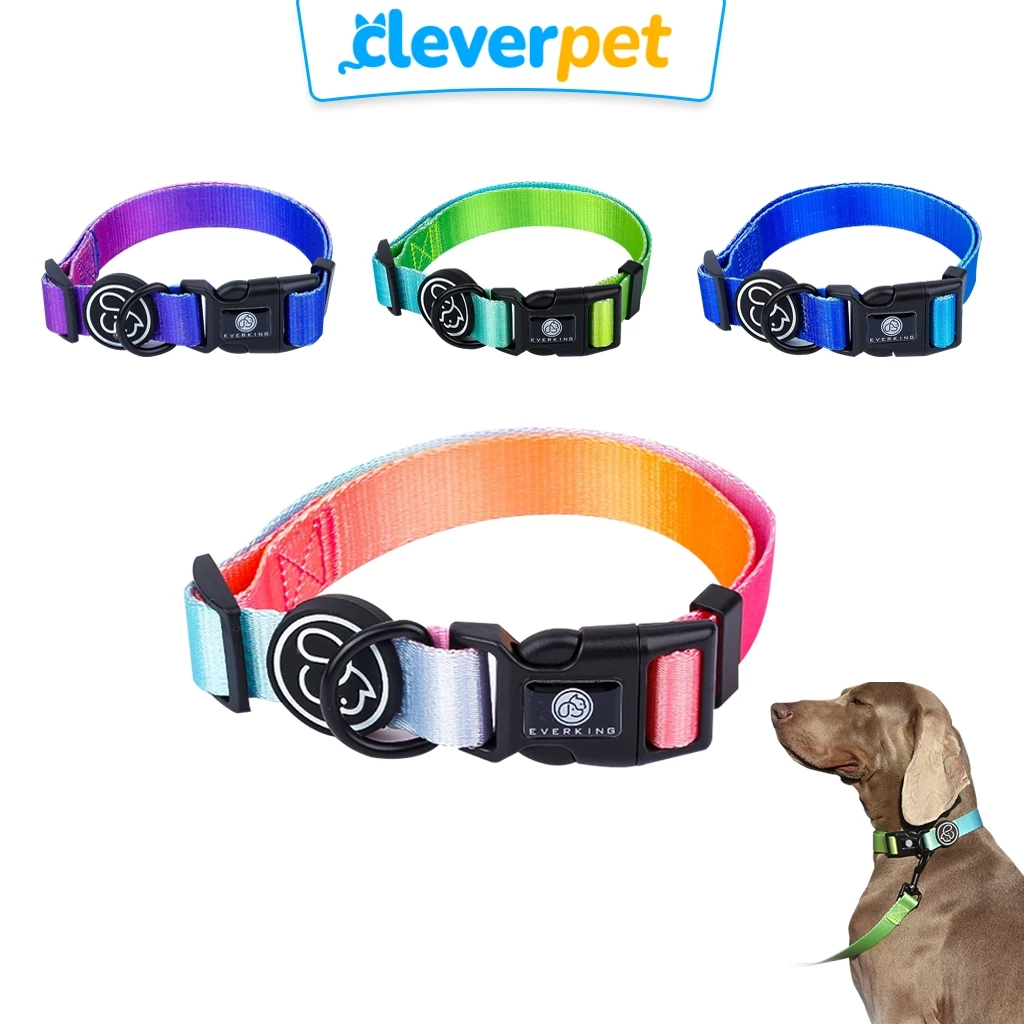 [ส่งฟรี🇹🇭] Everking ปลอกคอสุนัข สายจูงสุนัข ปลอกคอสัตว์เลี้ยง พรีเมี่ยม Dog Collar CleverPet