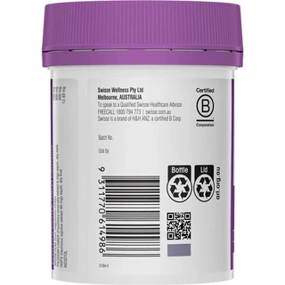 Swisse Ultiboost Magnesium + Sleep 120 Tablets แมกนีเซียมช่วยการนอนหลับ ลดการนอนหลับไม่สนิท