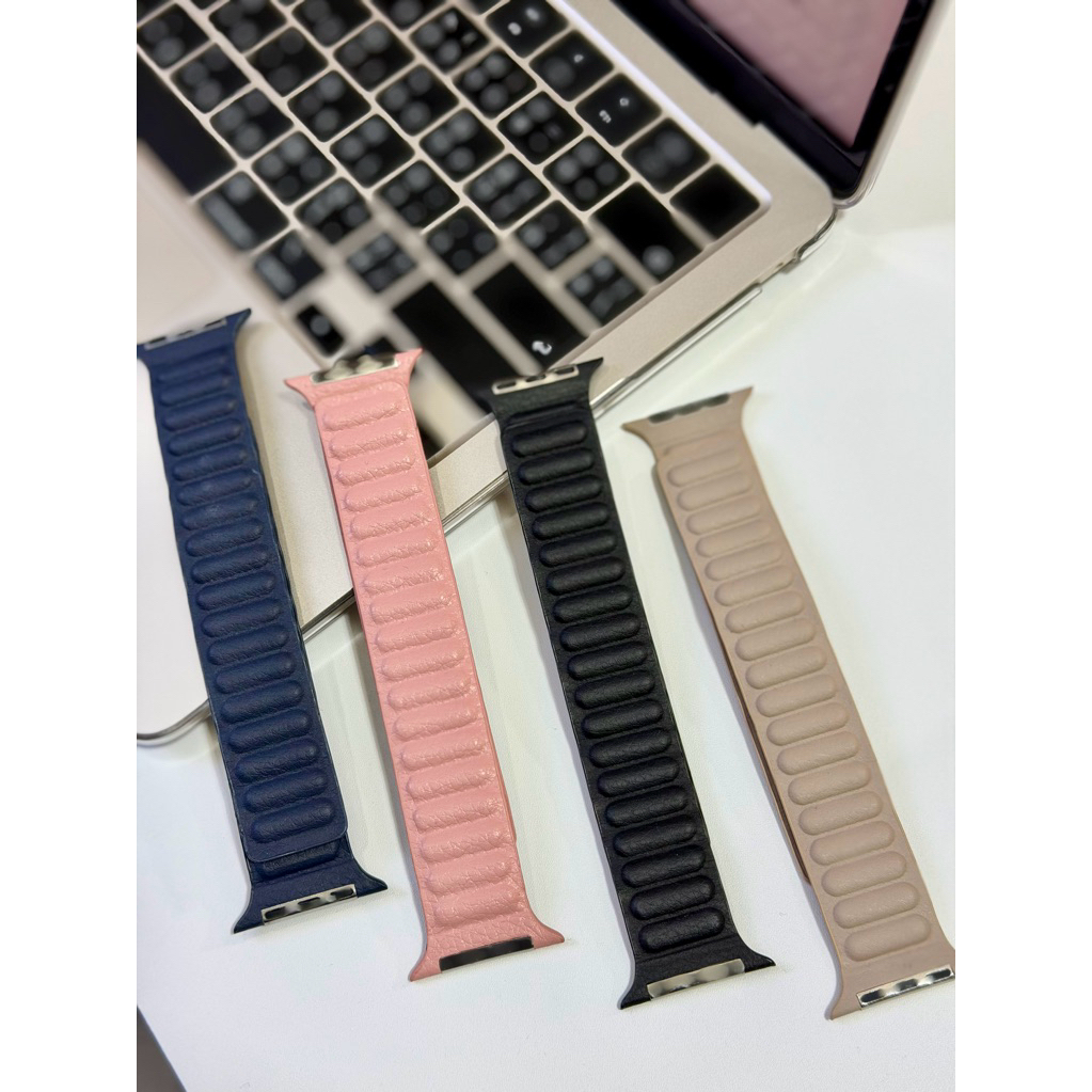 ใหม่ สายนาฬิกา สายซิลิโคนแม่เหล็ก สำหรับ Smart Watch ขนาด 44-49mm