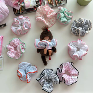 ยางรัดผมผ้าคอตตอน | Hihibye scrunchie