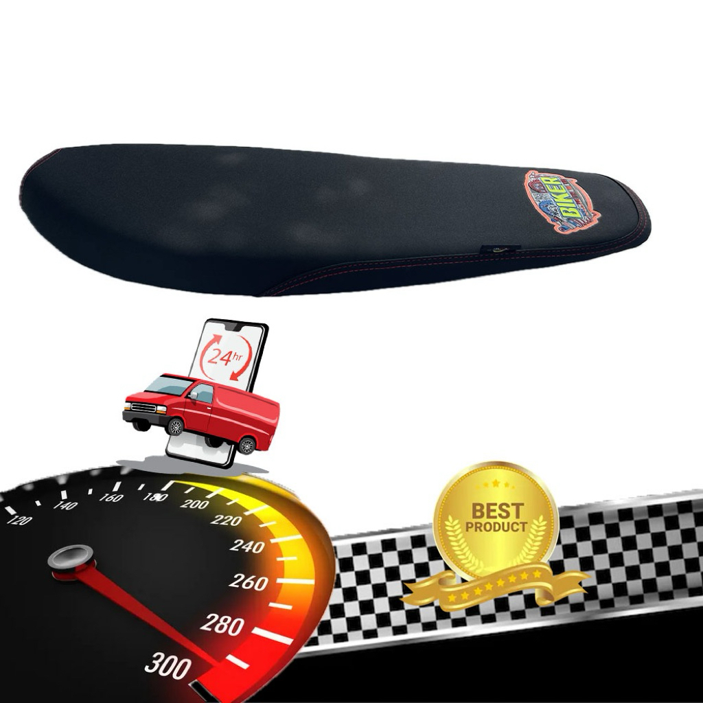 [Biker เขียว] เบาะเวฟ 110i new (new wave 110i) ปาดทรงเชงหนังด้าน