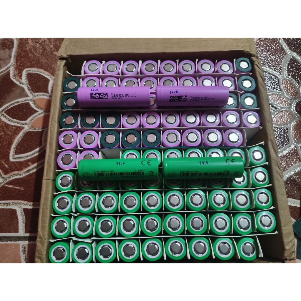 แบต 18650 3.7v 2500-2600mah 5C 12C