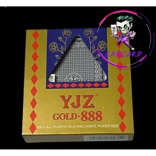 ขอบทอง  888 YJZ พลาสติก อย่างดี (1 สำรับ )