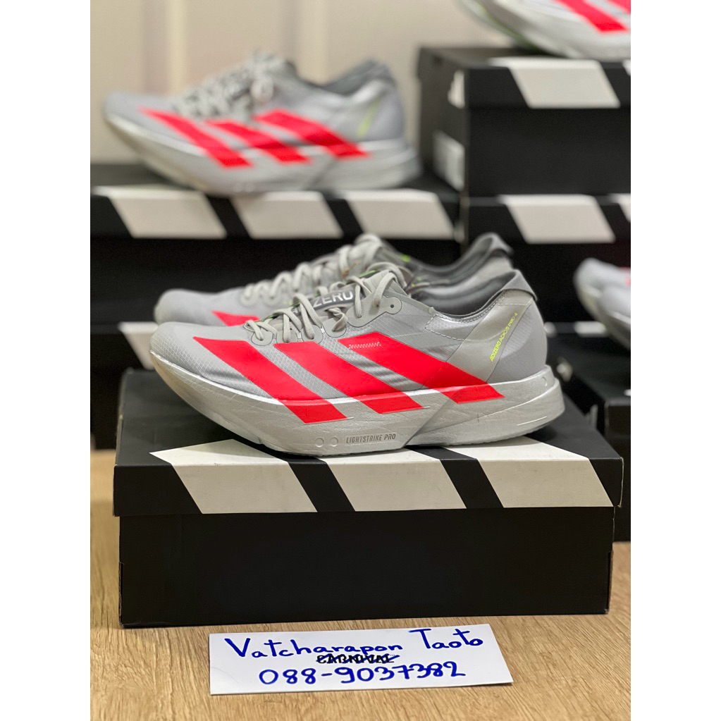 📍[พร้อมส่งจากไทย🇹🇭][มีส่งด่วนถึงในวัน🚛] รองเท้าวิ่ง Adidas Adizero PRO4 OG มือ1 ของแท้ 100% - รูปที่ 3