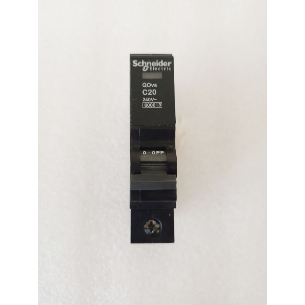 Schneider Electric Circuit Breaker 20A-6kA Square D QOvs Model: QO120VSC6T