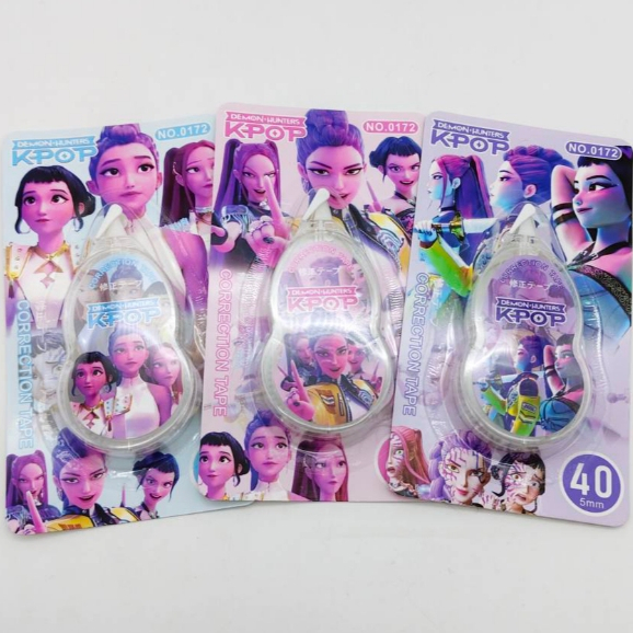 ✅แพ็ค 12 ชิ้น ลาย0172 K-POP✅เทปลบปากกา  ลิควิดเทป ลายน่ารัก ใช้ง่าย  ลื่นดี ไม่ติดขัด เครื่องเขียน เครื่องใช้สำนักงาน - รูปที่ 3