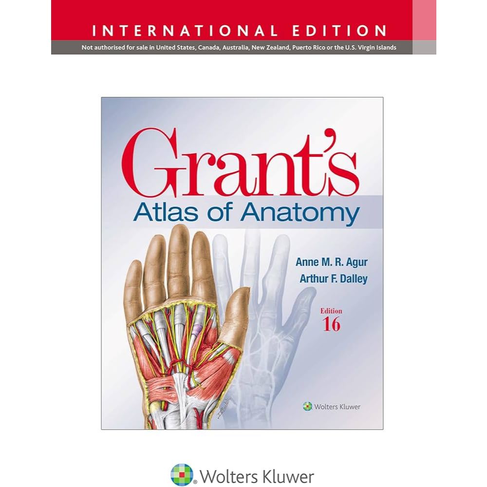 หนังสือ Grant's Atlas of Anatomy Ed.16/2025
