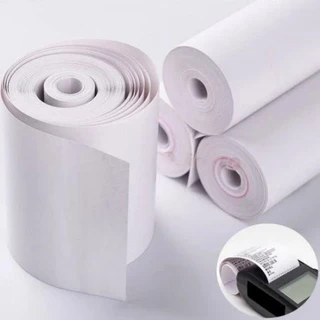 กระดาษพิมพ์ใบเสร็จ 57*30mm 57x40mm 57X50mm ไร้แกน ยกลัง 100 ม้วน บิล ใบเสร็จfoodpanda กระดาษความร้อน