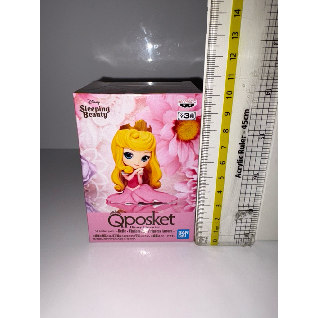 Qposket Petit Disney Characters - Princess Aurora แท้ มือ 1 กล่องบุบเล็กน้อย