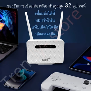 【2026】เร้าเตอร์ใส่ซิม เราเตอร์ 4G/5G Router wifi 300 Mbps 2.4Ghz ใช้ได้กับซิมทุกเครือข่าย เสียบใช้เลย