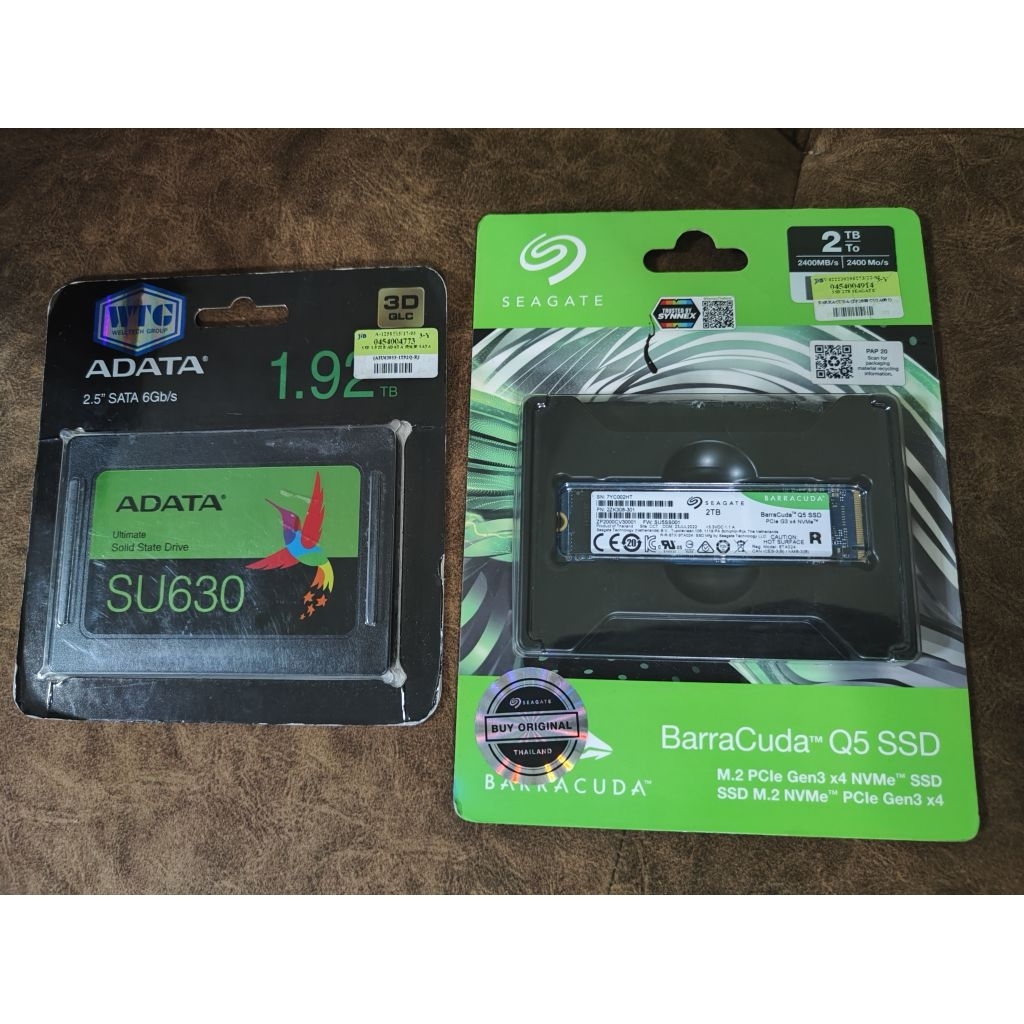 SSD 2TB SATA & M.2 NVMe.Gen3